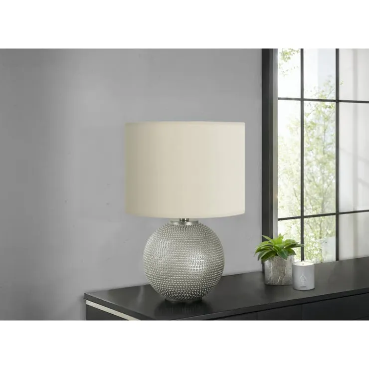 Monarch 19"H Resin Table Lamp Grey Discount