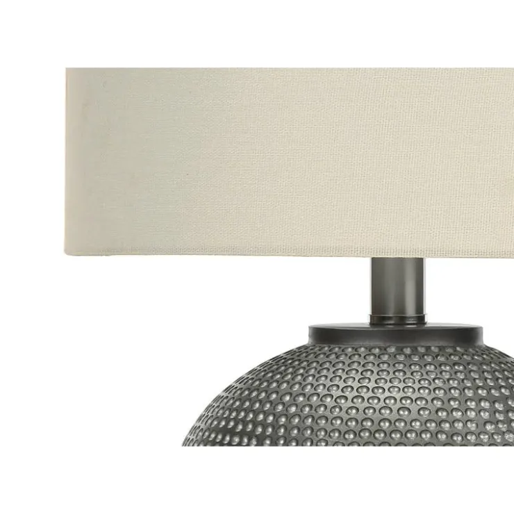 Monarch 19"H Resin Table Lamp Grey Discount