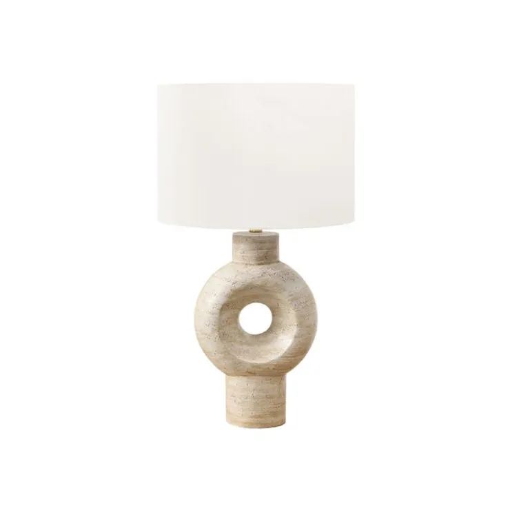 Monarch 28"H Resin Table Lamp Beige