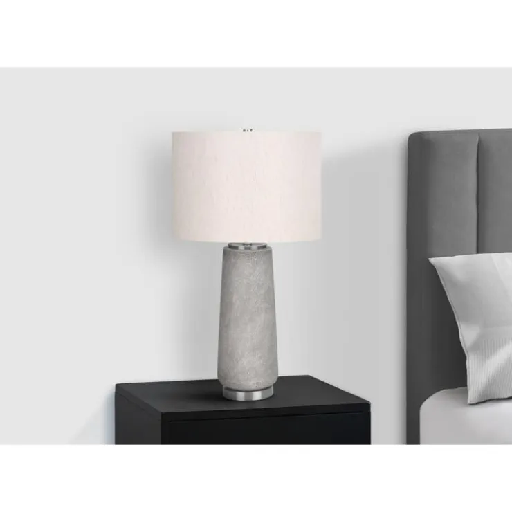 Monarch 29"H Resin Table Lamp Grey Clearance