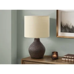 Monarch 16"H Resin Table Lamp Brown Hot
