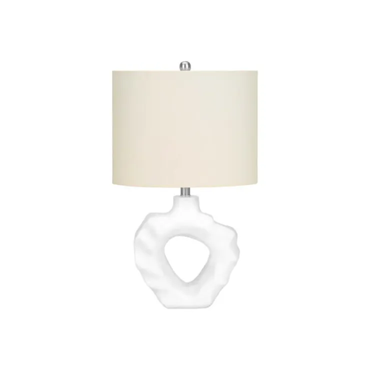 Monarch 25"H Resin Table Lamp Cream Outlet