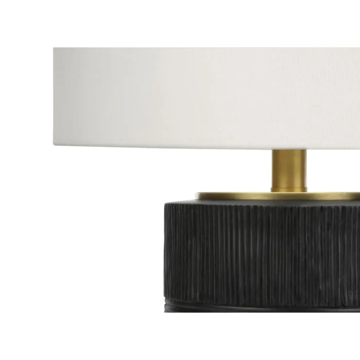 Monarch 24"H Resin Table Lamp Black Online