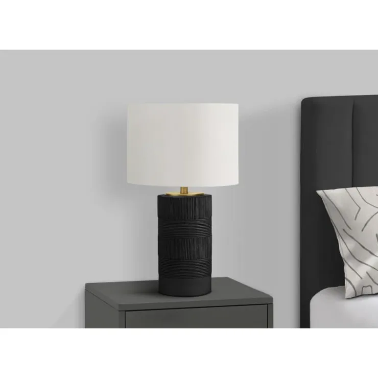Monarch 24"H Resin Table Lamp Black Online