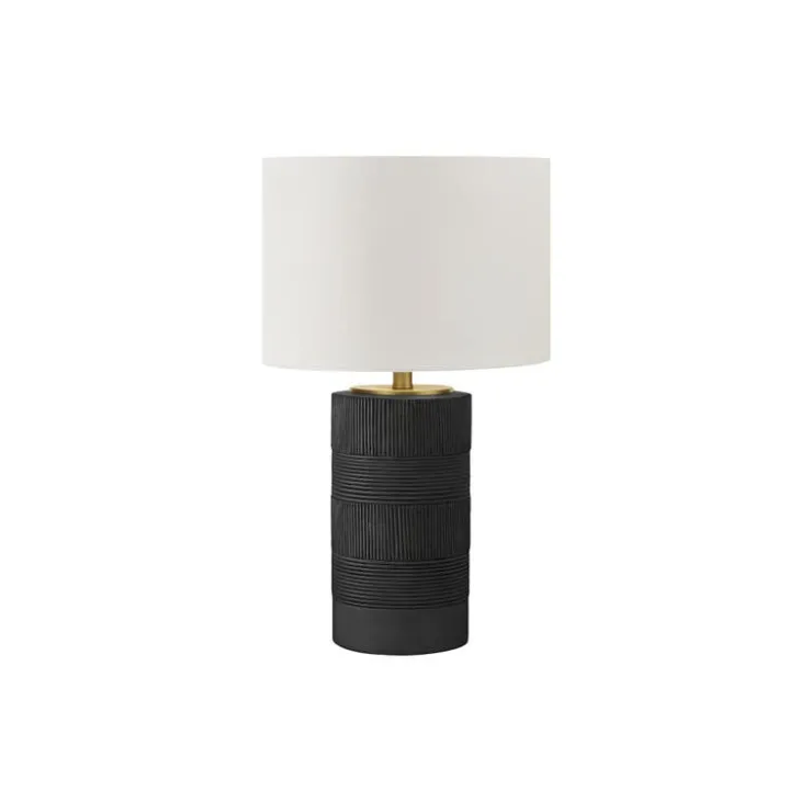 Monarch 24"H Resin Table Lamp Black Online