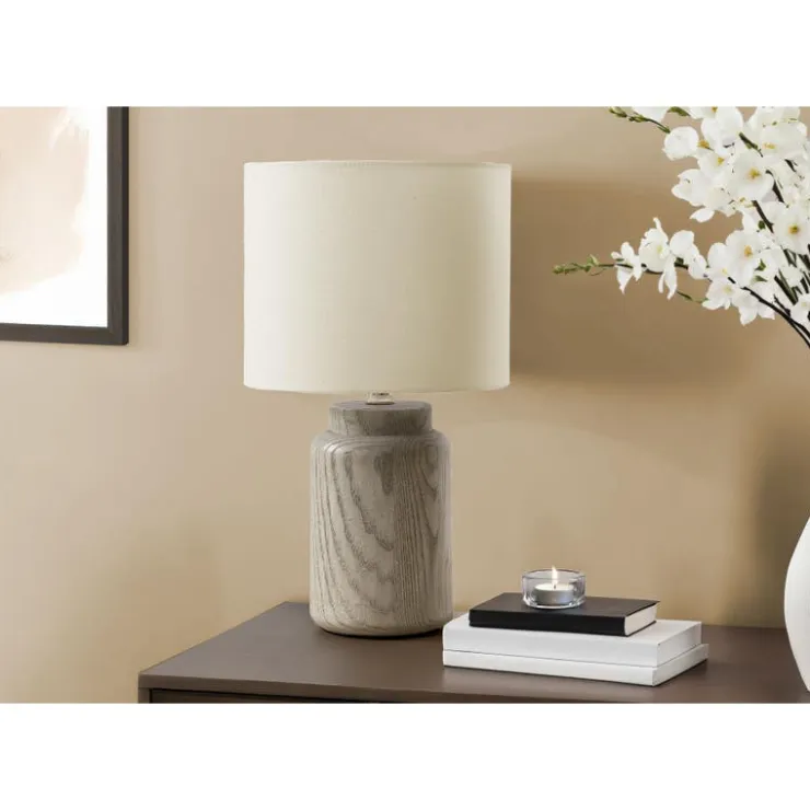Monarch 17"H Resin Table Lamp Taupe