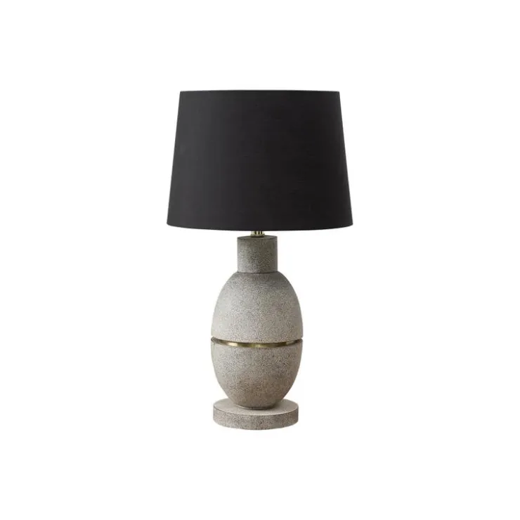 Monarch 25"H Resin Table Lamp Grey Hot