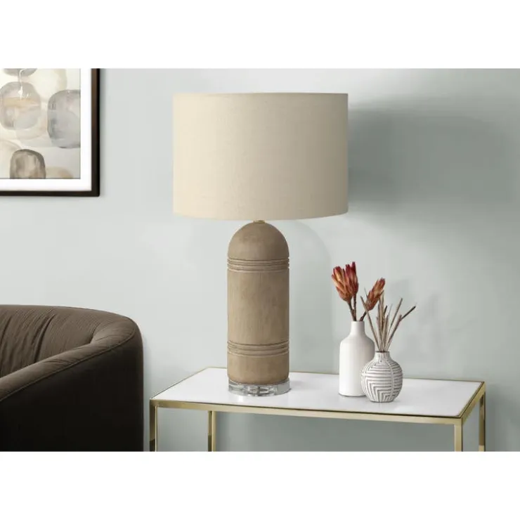 Monarch 28"H Resin Table Lamp Brown Outlet