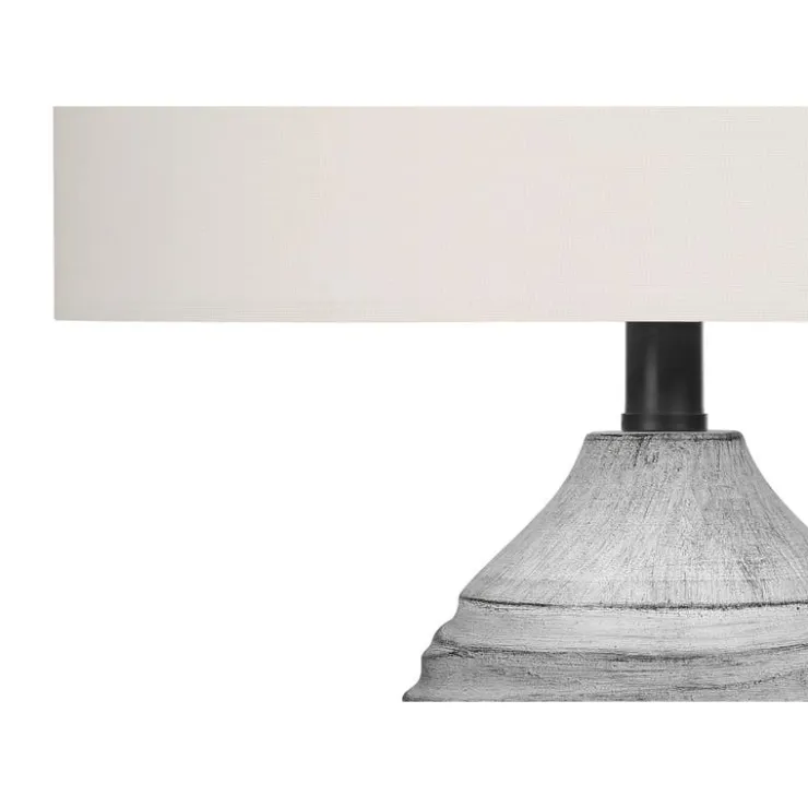 Monarch 27"H Resin Table Lamp Grey Outlet