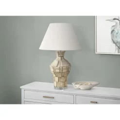 Monarch 28"H Resin Table Lamp Beige Discount