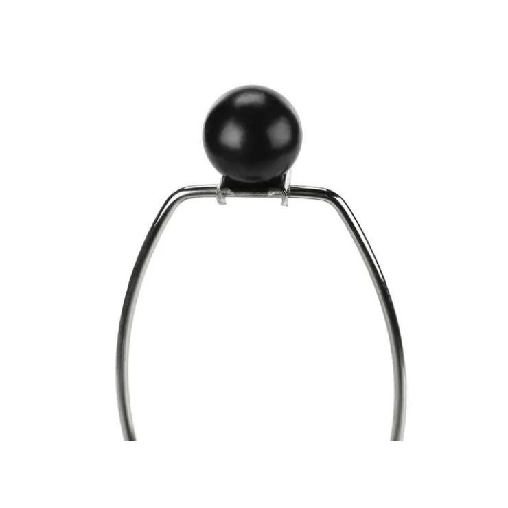 Monarch 24"H Resin Table Lamp Black