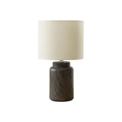 Monarch 17"H Resin Table Lamp Brown Clearance