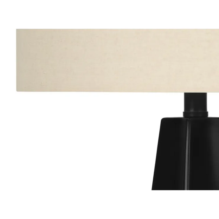 Monarch 27"H Resin Table Lamp Black Clearance