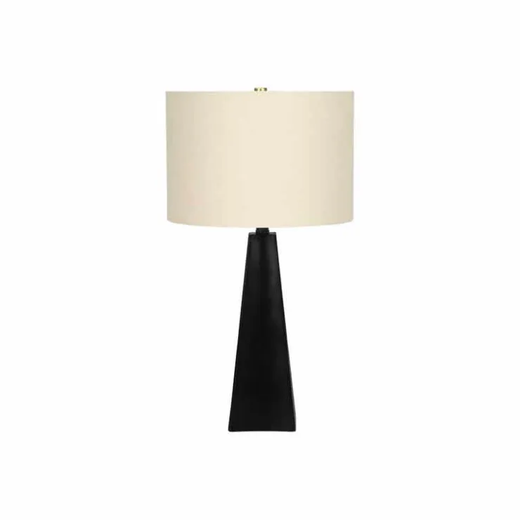 Monarch 27"H Resin Table Lamp Black Clearance