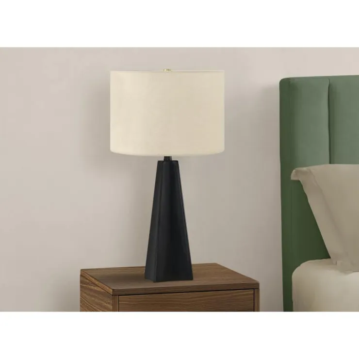 Monarch 27"H Resin Table Lamp Black Clearance