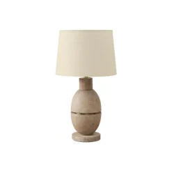 Monarch 25"H Resin Table Lamp Beige