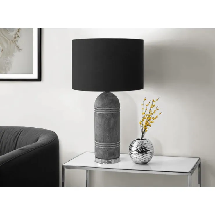 Monarch 28"H Resin Table Lamp Grey Outlet