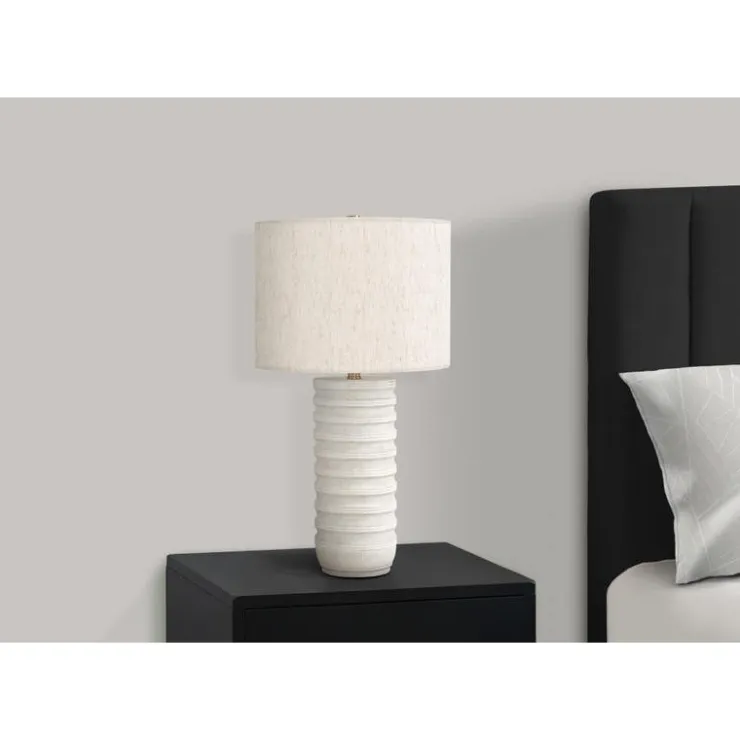 Monarch 28"H Resin Table Lamp Cream Discount