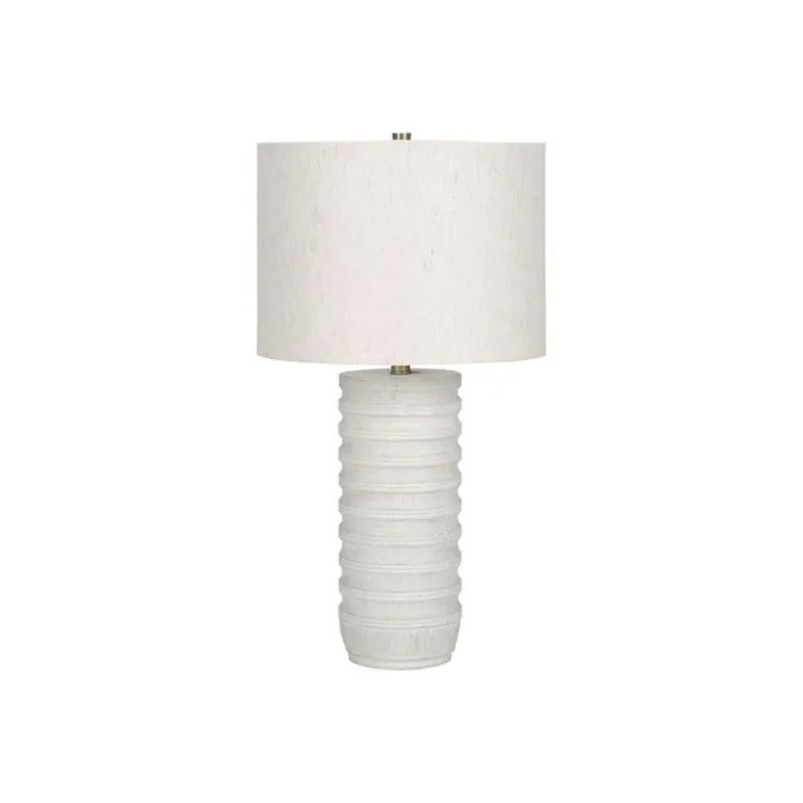 Monarch 28"H Resin Table Lamp Cream Discount