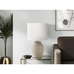 Monarch 17"H Resin Table Lamp Beige Sale