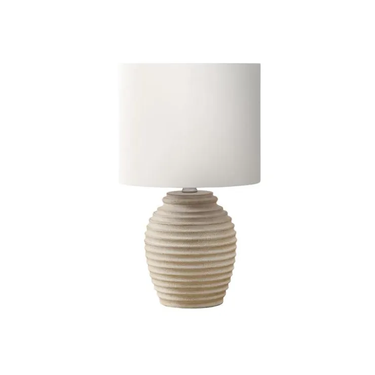 Monarch 17"H Resin Table Lamp Beige Sale