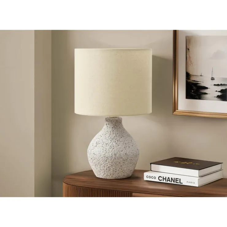 Monarch 16"H Resin Table Lamp Beige Online