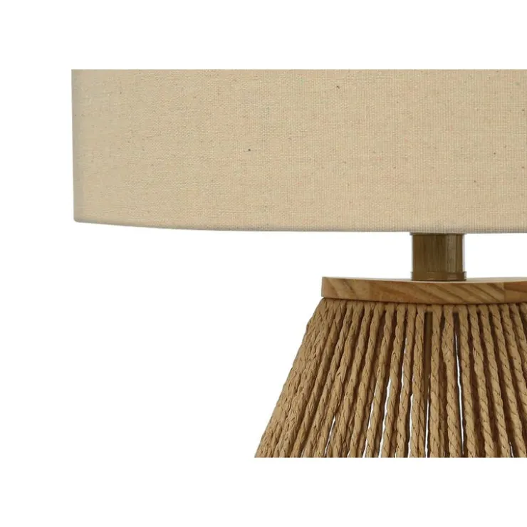 Monarch 22"H Rope Table Lamp Brown Clearance