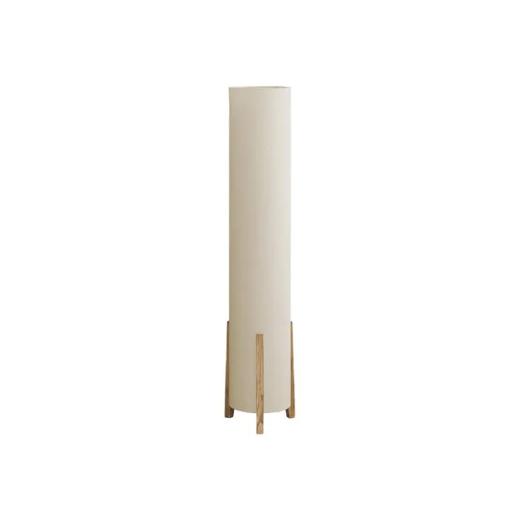 Monarch 50"H Wood Look Floor Lamp Brown Discount