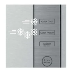 Haier 15 Cu Ft 28 In Refrigerator Bottom Freezer - HRB15N3BGS Stainless Steel New