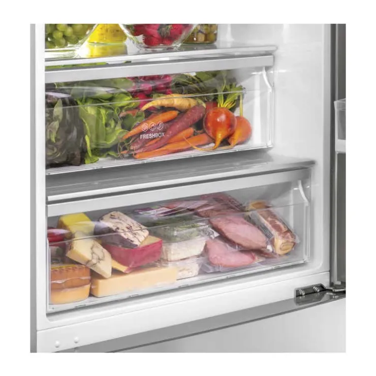 Haier 15 Cu Ft 28 In Refrigerator Bottom Freezer - HRB15N3BGS Stainless Steel New