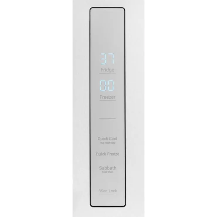 Haier 16,8 Cu Ft 33 In Refrigerator Bottom Freezer, French door - QHE16HYPFS Stainless Steel Outlet