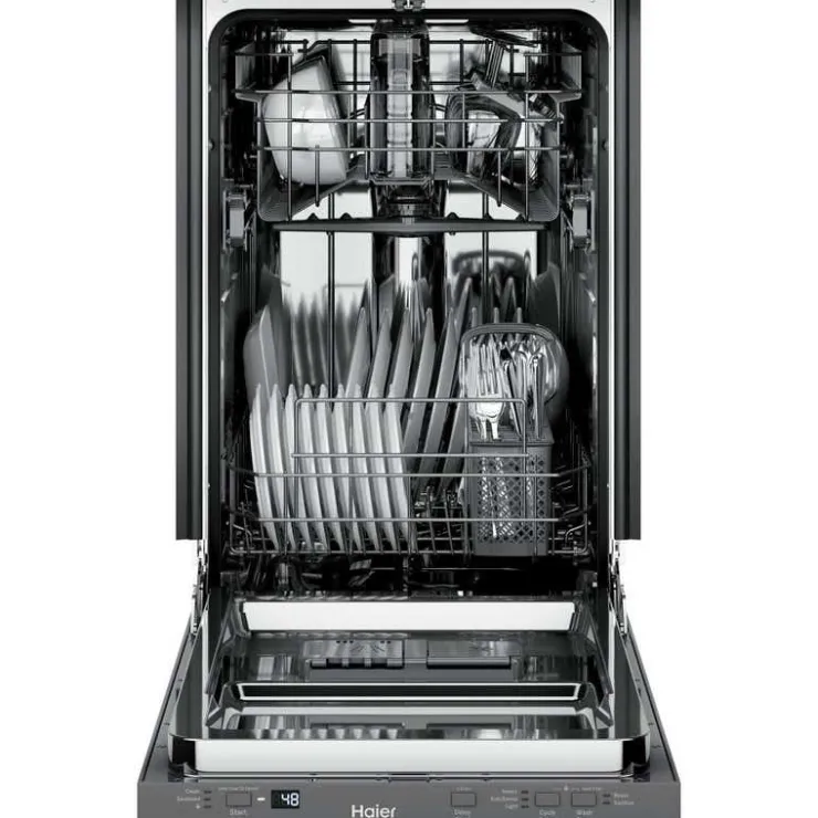 Haier 18 In Dishwasher Built-In 18" 47dB - QDT125SSLSS Stainless Steel New
