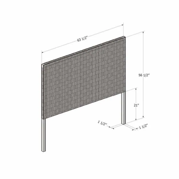 Meubles South Shore Headboard (60") - South Shore BLACK Online