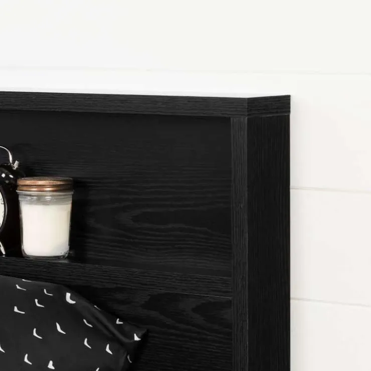 Meubles South Shore Headboard (54"/60") - South Shore Black Oak Discount