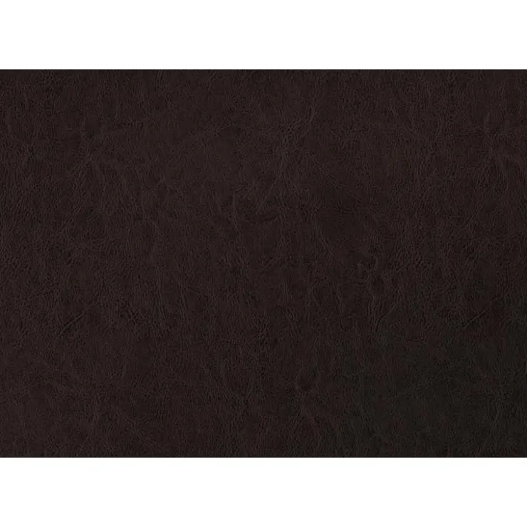 Monarch Headboard - queen size - button tufted / upholstered panel - dark leath - Brown Hot
