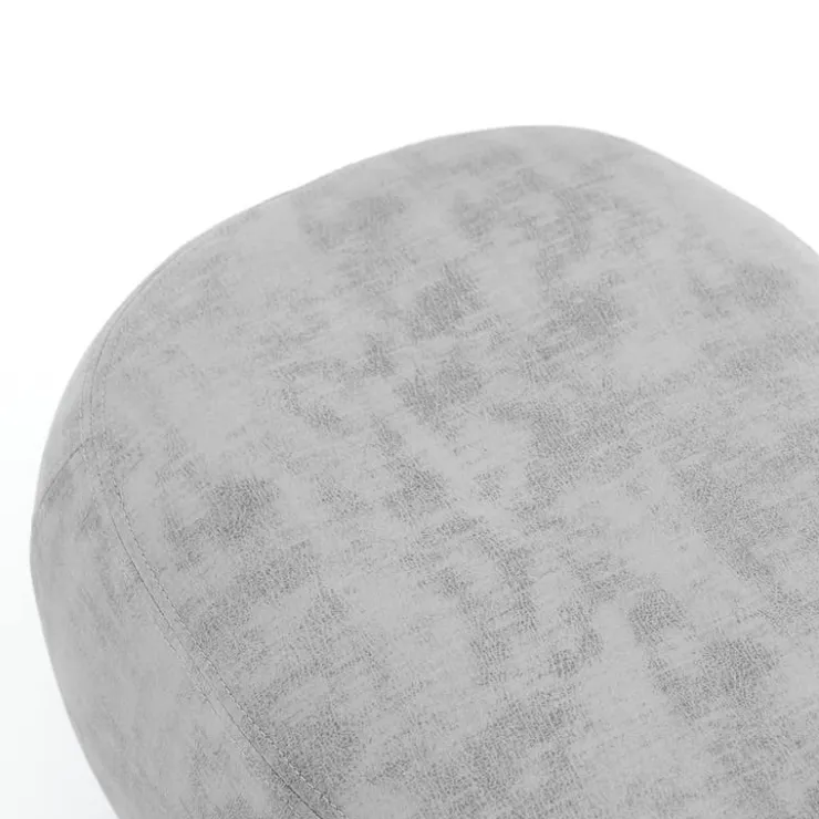Hippopotamus-Shaped Kids Pouf – 26" x 14.2" x 13.8" Grey