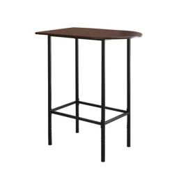 Monarch Home bar - 24"x 36"/ / black metal spacesaver - Espresso Sale