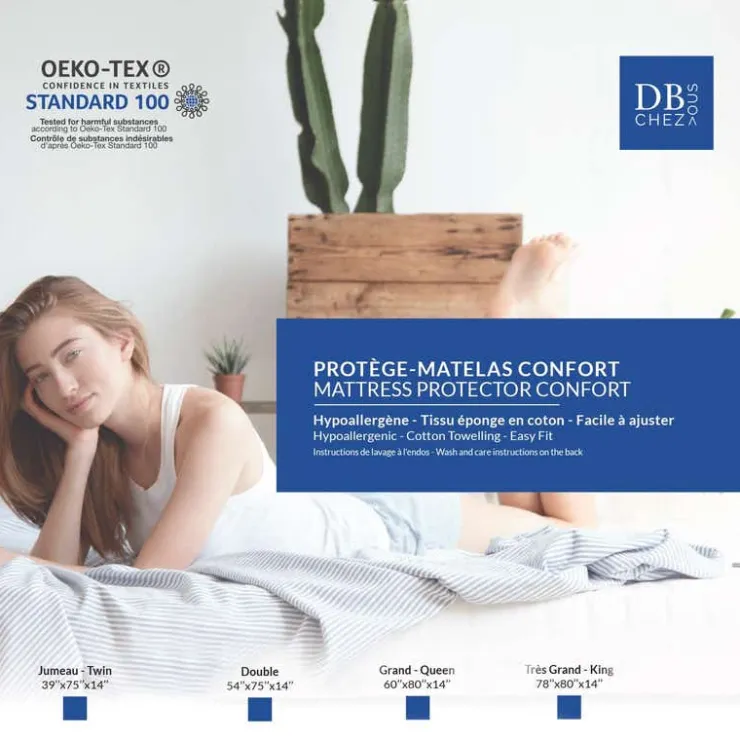 Hypoallergenic Twin Mattress Protector White Sale