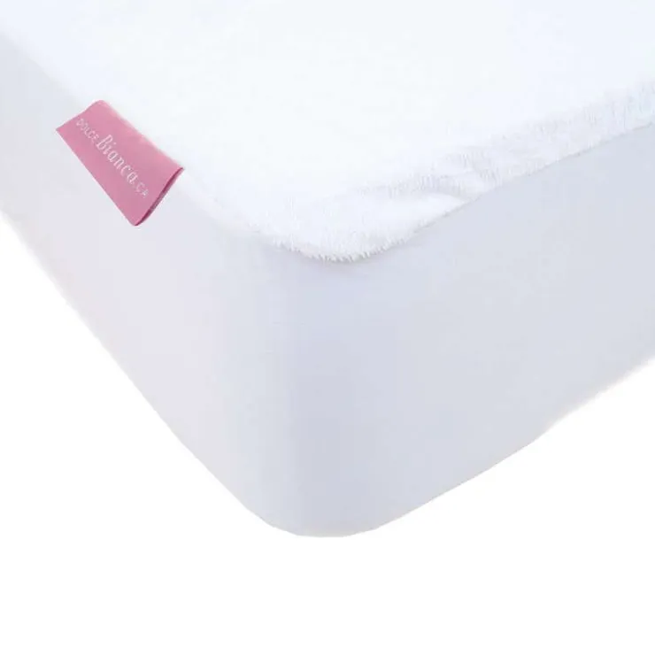 Hypoallergenic Twin Mattress Protector White Sale