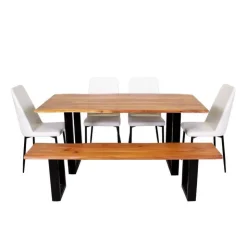 67-Inch Table with 4 Chairs Outlet