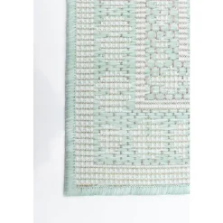 Indoor or Outdoor Rug - 7 x 10 Mint Green Best