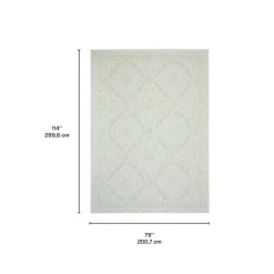 Indoor or Outdoor Rug - 7 x 10 Mint Green Best