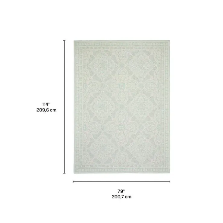 Indoor or Outdoor Rug - 7 x 10 Mint Green Best