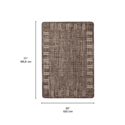 Indoor or Outdoor Rug - 4 x 6 Chocolate Sale