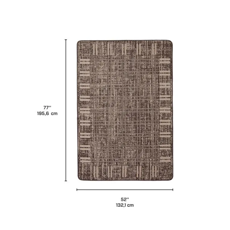 Indoor or Outdoor Rug - 4 x 6 Chocolate Sale
