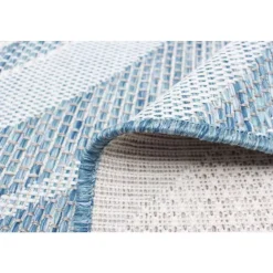 Indoor or Outdoor Rug - 7 x 10 Blue Hot