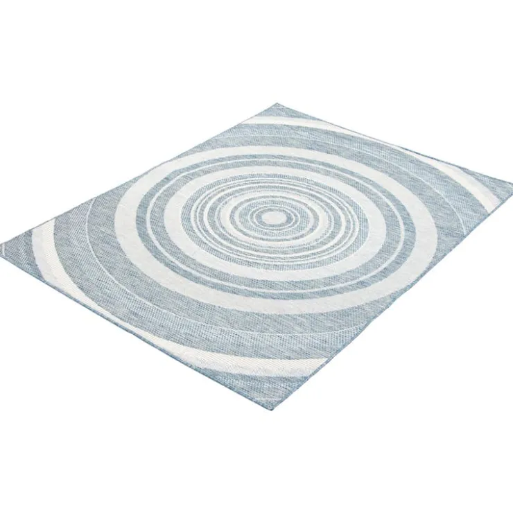 Indoor or Outdoor Rug - 7 x 10 Blue Hot