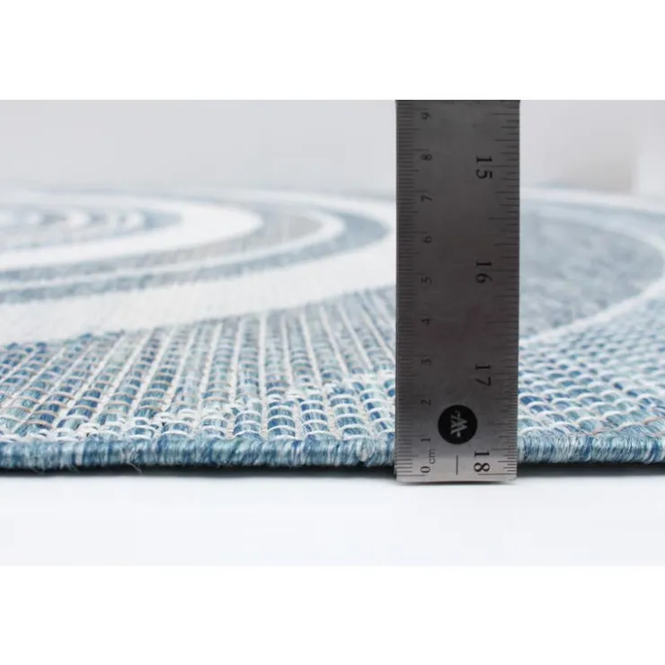 Indoor or Outdoor Rug - 7 x 10 Blue Hot