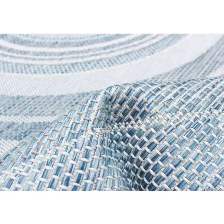 Indoor or Outdoor Rug - 7 x 10 Blue Hot