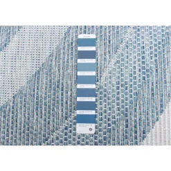 Indoor or Outdoor Rug - 7 x 10 Blue Hot